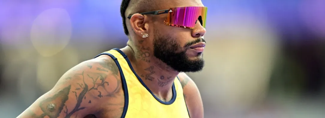 Anthony Zambrano en París 2024. / Foto: AFP.