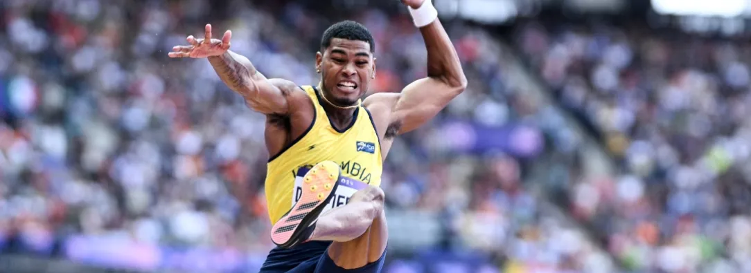 Arnovis Dalmero en París 2024. / Foto: AFP.