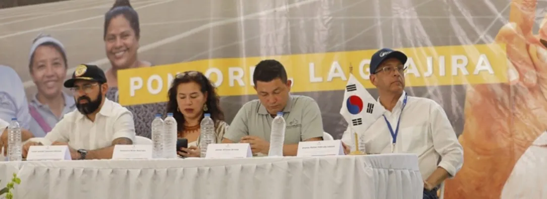 Alianza colombo-coreana para comunidad energética en La Guajira. / Foto: X InfoPresidencia.