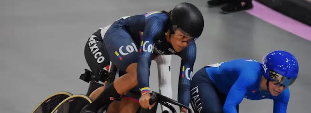 Stefany Cuadrado, campeona mundial juvenil de velocidad en ciclismo. Foto: Ministerio del Deporte