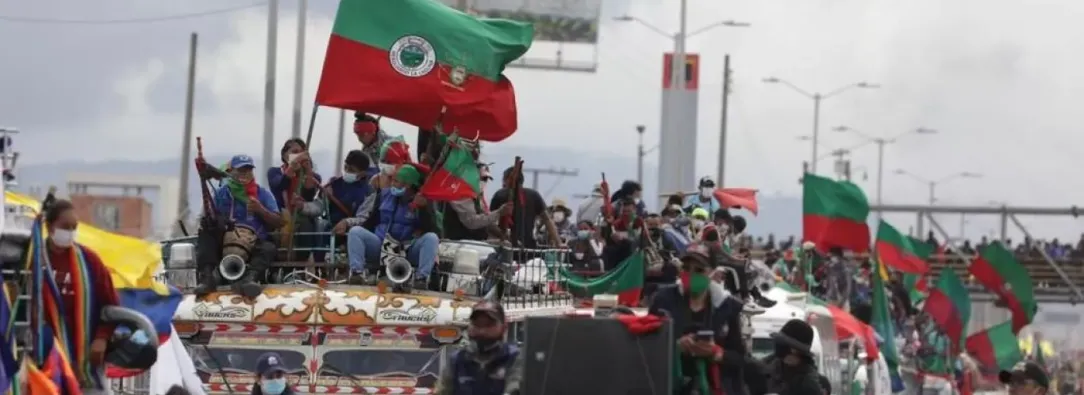 Minga indígena llegó a Bogotá y espera tener un diálogo con el Gobierno Nacional