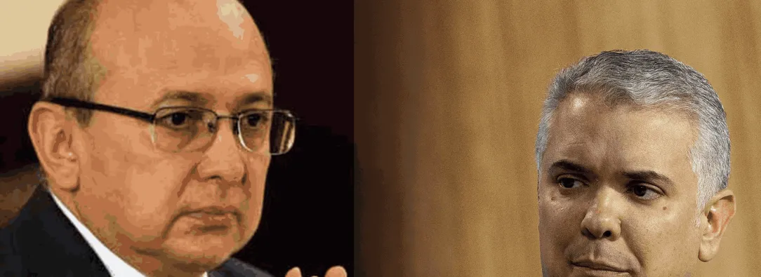 Ex fiscal Luis Eduardo Montealegre y ex presidente Iván Duque