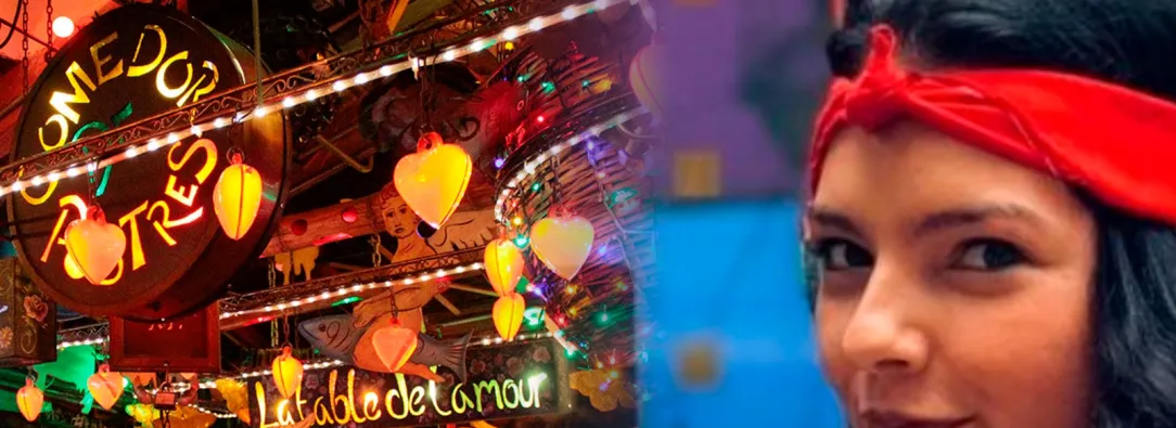 Andrés Carne de Res y Laura Villamil