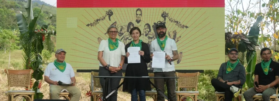 Inversión en comunidades energéticas en zonas de reserva campesinas. / Foto: X MinAgricultura.