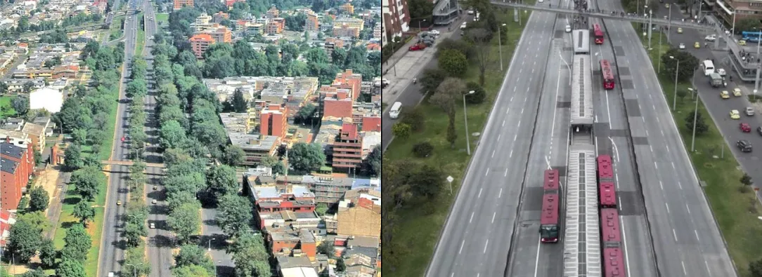 Bogotá: antes y después