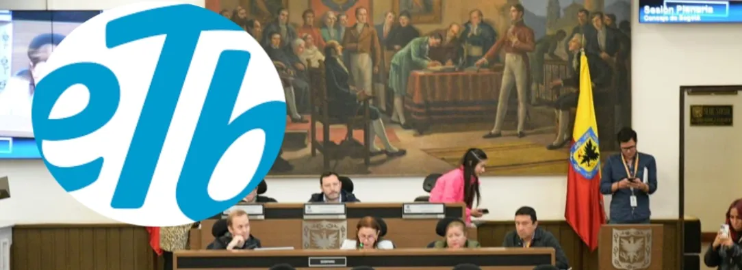 Concejo de Bogotá discute sobre la ETB. / Foto: X Concejo de Bogotá.