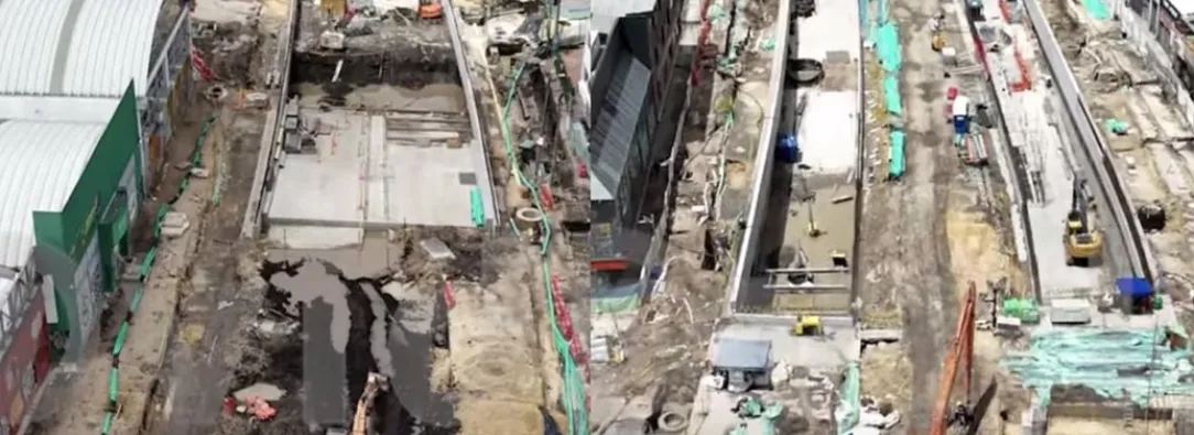 Obras del deprimido de la calle 72