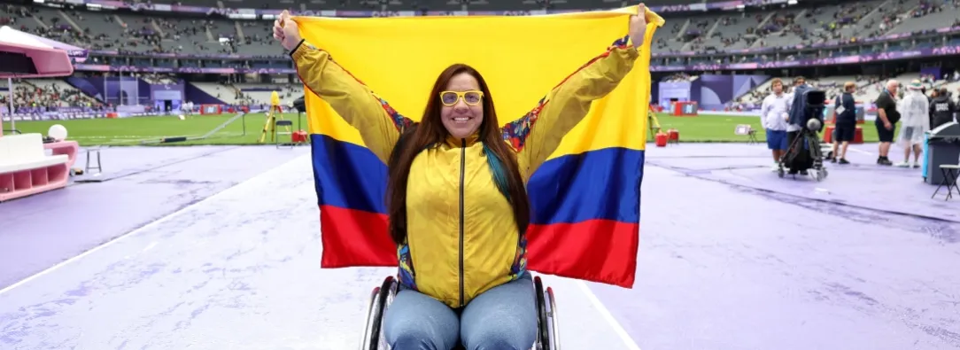 Erica María Castaño, medalla de oro en los Juegos Paralímpicos. / Foto: X ParaAthletics