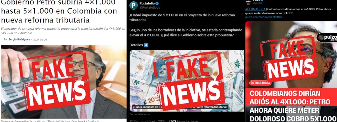 Fake News sobre el 5x1000