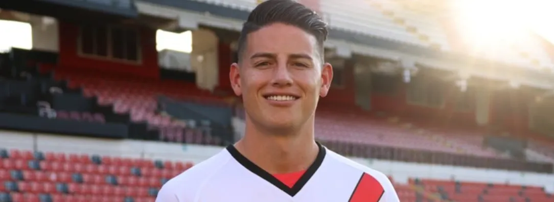 James Rodríguez, nuevo jugador del Rayo Vallecano. / Foto: X Rayo Vallecano.