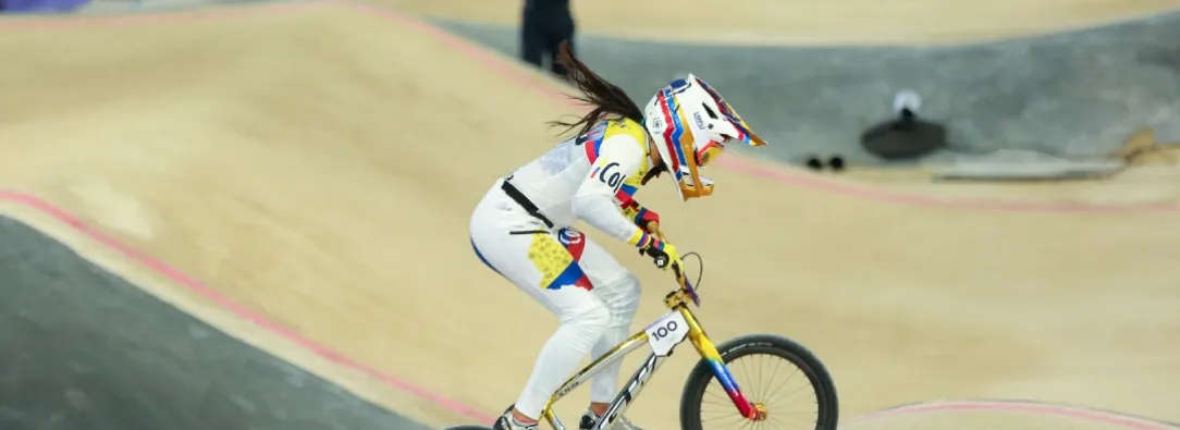 Mariana Pajón en París 2024. / Foto: COC.