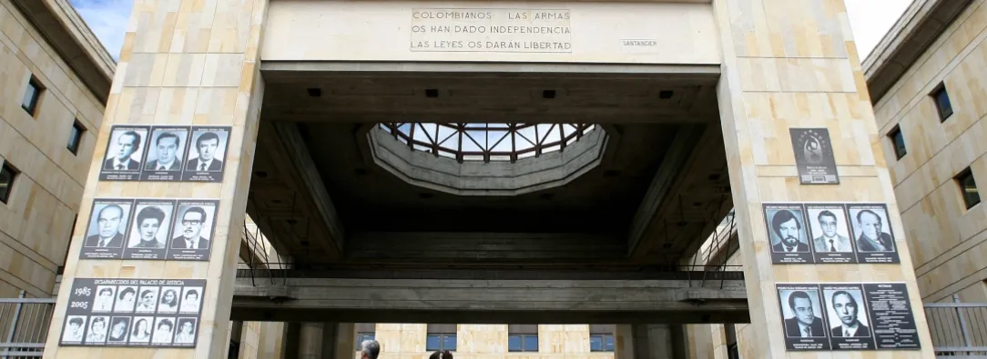 Palacio de justicia. / Foto: AFP.