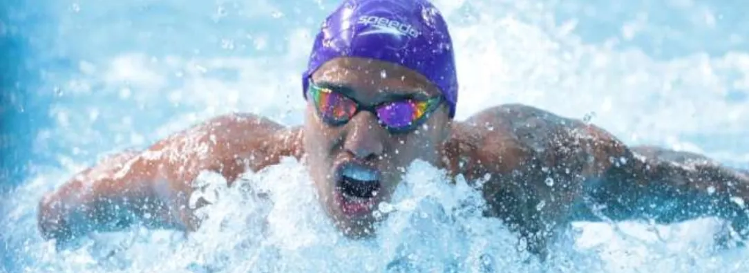 Carlos Daniel Serrano, para nadador colombiano. / Foto:  Juegos Parapanamericanos Santiago 2023.