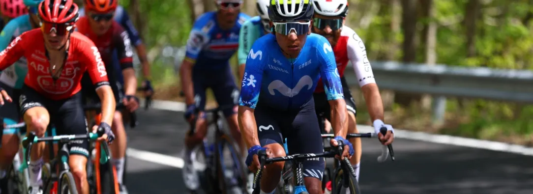 Ciclistas colombianos en la Vuelta a España 2024. / Foto: AFP.