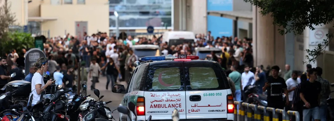 Explosión de bíperes en Líbano