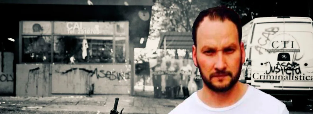 Javier Ordoñez y CAI donde ocurrieron los hechos que desataron la masacre.