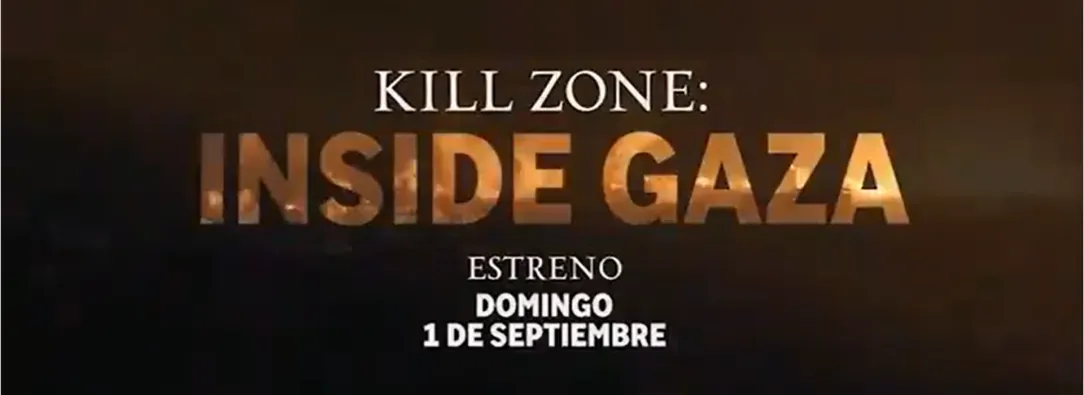 Portada del documental "The Killing Zone- Inside of Gaza"