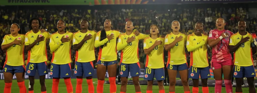 Selección Colombia en octavos de final del Mundial Sub-20. / Foto: Mindeporte.