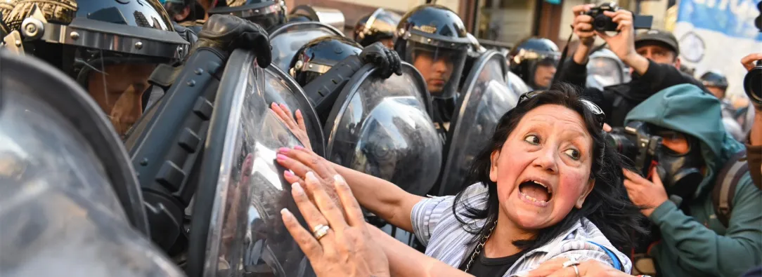 Protestas en Argentina