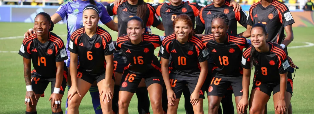 Selección Femenina de Fútbol Colombiano en su último partido contra Países Bajos.