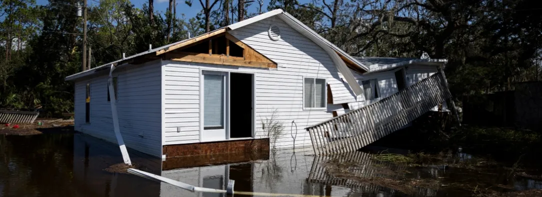 Huracán Helene en Estados Unidos. / Foto: AFP.
