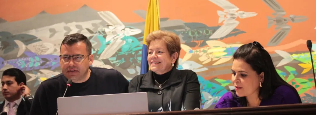 Ministra de Trabajo, Gloria Inés Ramírez, en debate por Reforma Laboral.