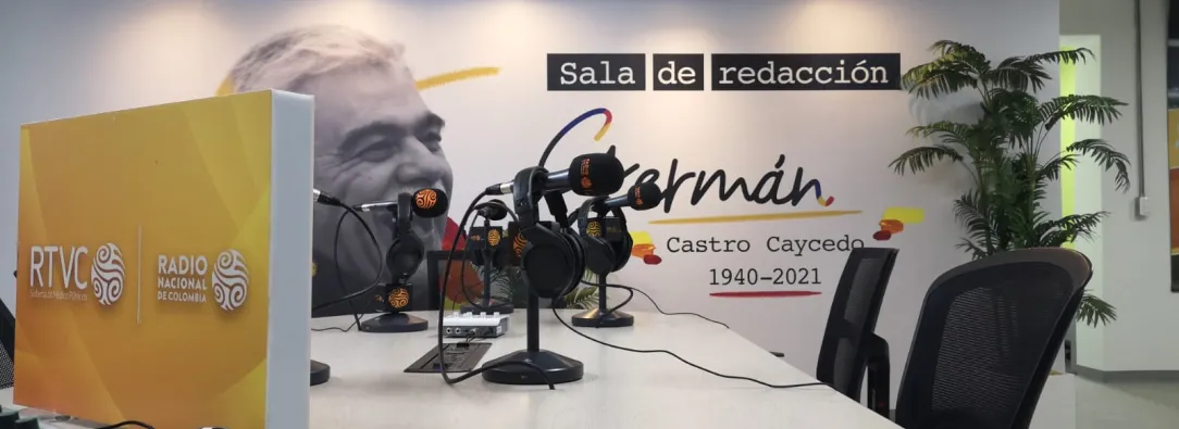 Sala de Redacción germán Casro Caycedo