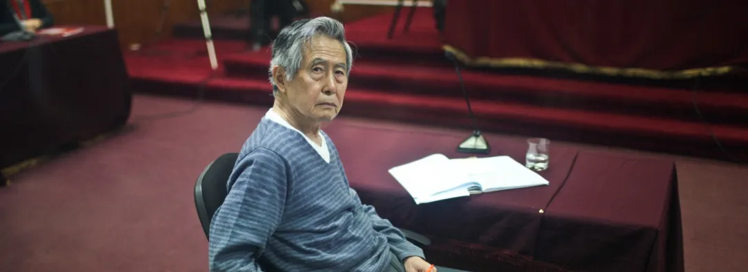El expresidente peruano Alberto Fujimori