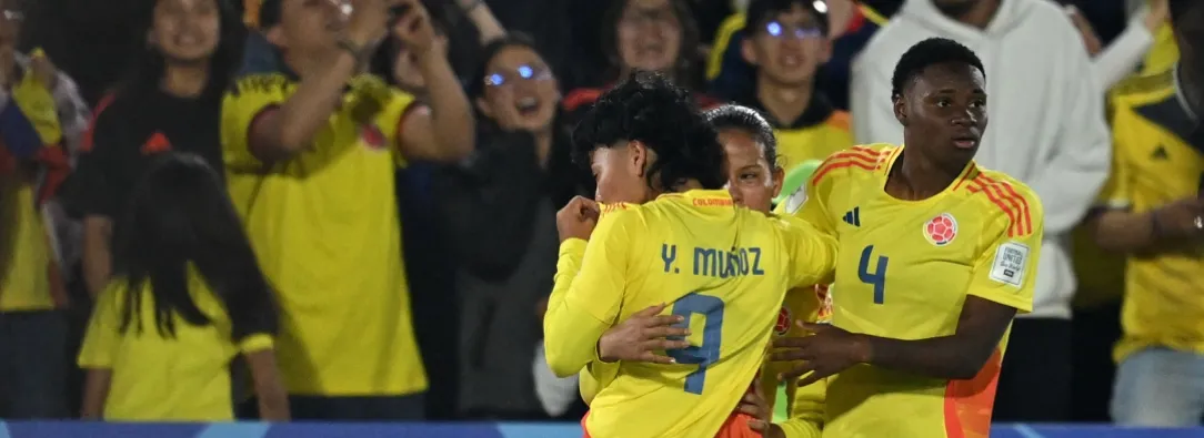 Yésica Muñoz anotó el gol de la victoria de Colombia vs. Camerún. / Foto: AFP.