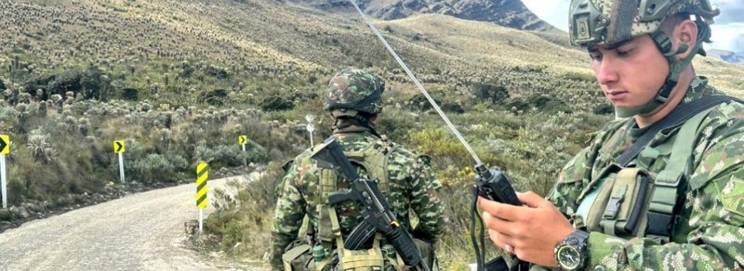 Operativos en Usme y Sumapaz. / Foto: X JorgeEmilioRey.