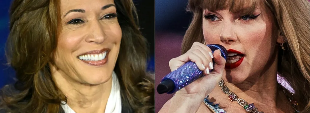 Taylor Swift anunció su voto por Kamala Harris en elecciones de EE.UU. / Foto: AFP.