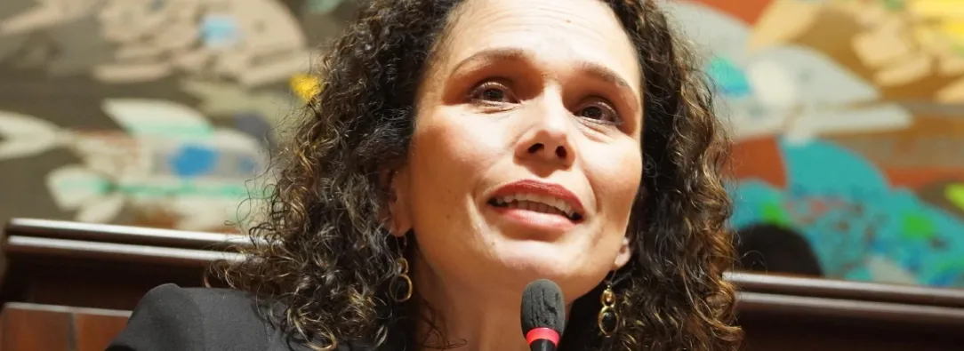 Ministra de Transporte sobre el paro camionero. / Foto: X MinTransporte.