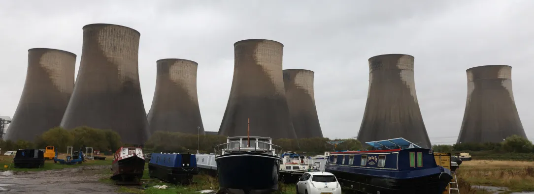 Planta Eléctrica de carbón en el Reino Unido