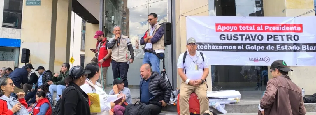 SINDESENA y trabajadores del SENA respaldan a Gustavo Petro