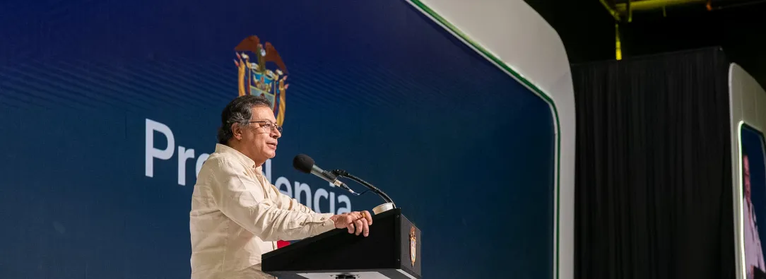 Presidente Petro durante Clausura de la Feria de las Economías para la Vida-Margarita Valdivieso en Barranquilla