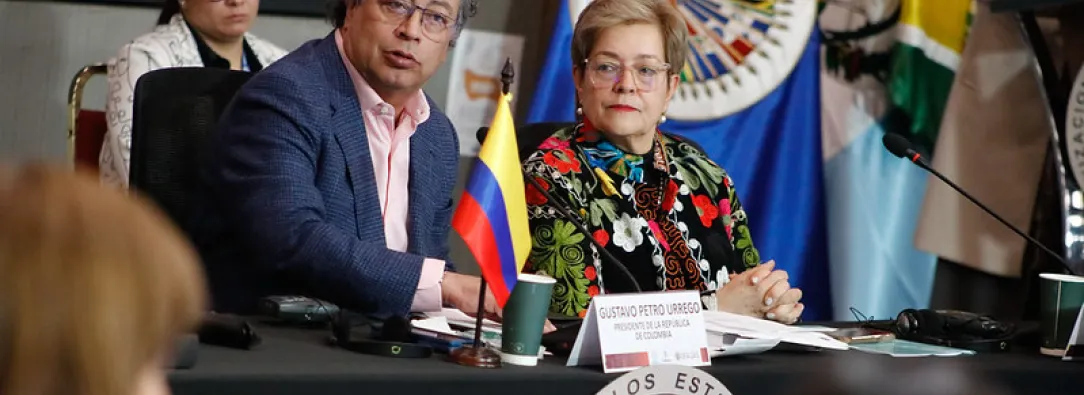 Gustavo Petro en la Conferencia Interamericana de Ministras y Ministros de Trabajo