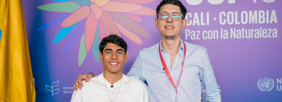 Ministro de educación, Daniel Rojas y Ángel Barajas