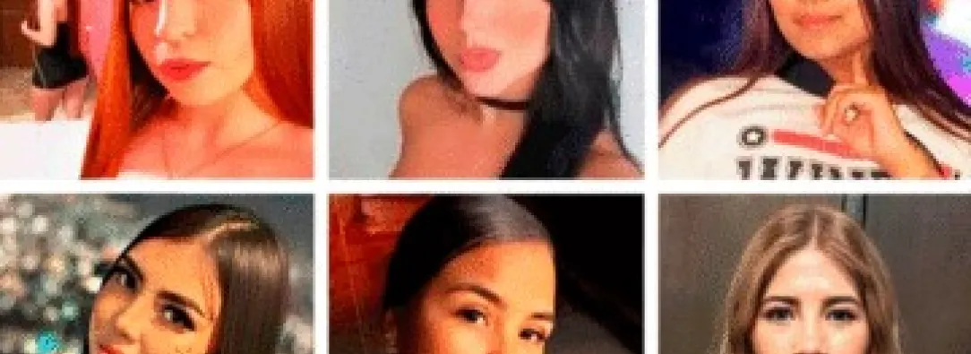 Jóvenes colombianas rescatadas en Veracruz, México.