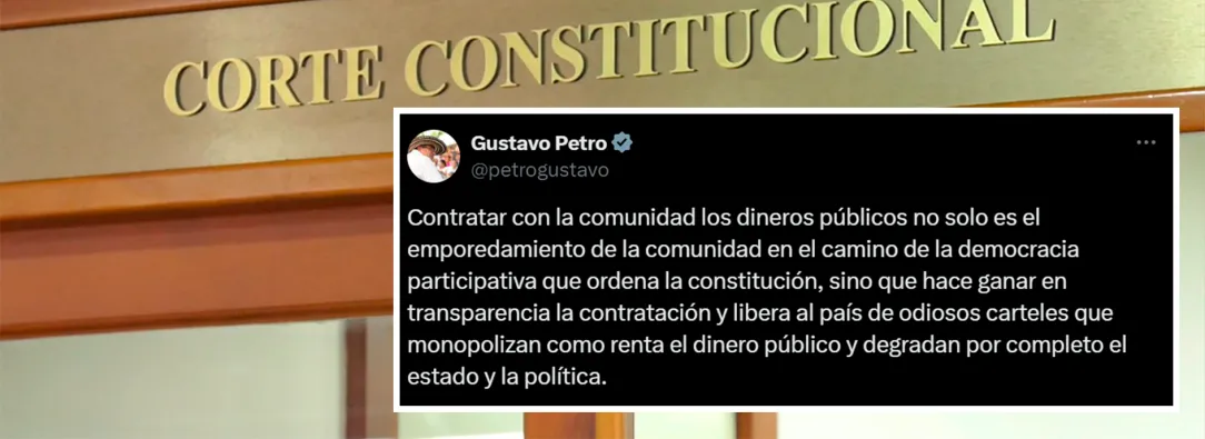 Corte Constitucional y trino del presidente Gustavo Petro