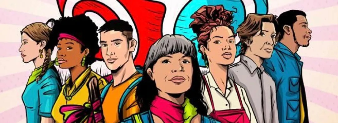 "NO PASARÁN; es hora de defender los medios públicos"; poster diseñado y dedicado al trabajo realizado desde Señal Colombia y RTVC Noticias.