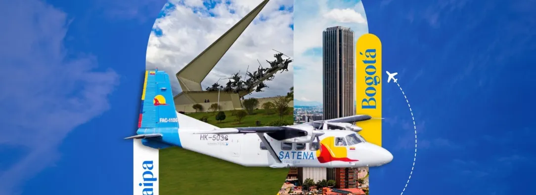 Bogotá-Paipa en 25 minutos: Satena inaugura nueva ruta aérea 