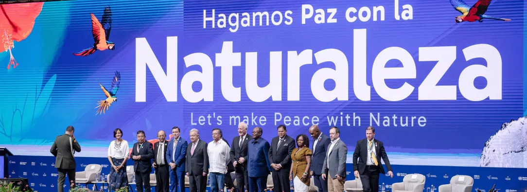 COP16: Colombia lidera el movimiento global 'Paz con la Naturaleza'