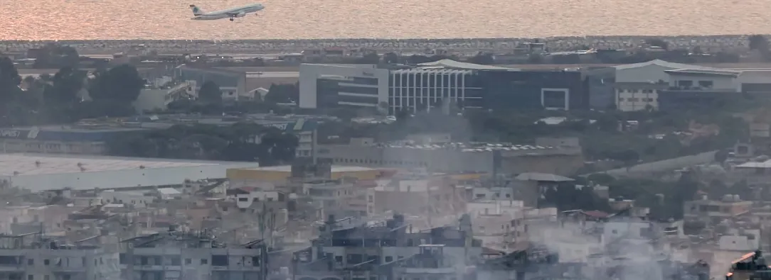 Más de 30 bombardeos de Israel en el sur de Beirut. / Foto: AFP.