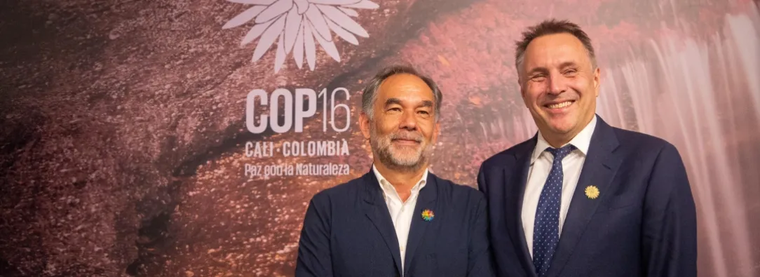 Colombia y Noruega en la cop16. / Foto: RTVC.