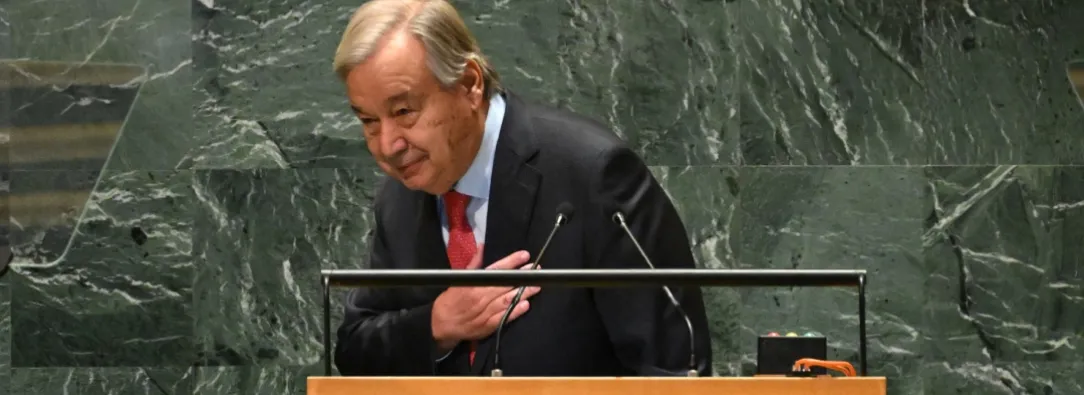 Antonio Guterres, secretario de la ONU. / Foto: AFP.