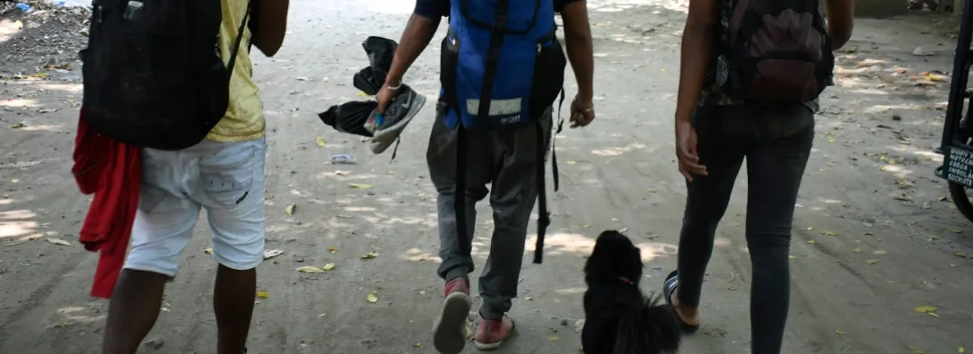 Migrantes en la Unión Europea. / Foto: AFP.