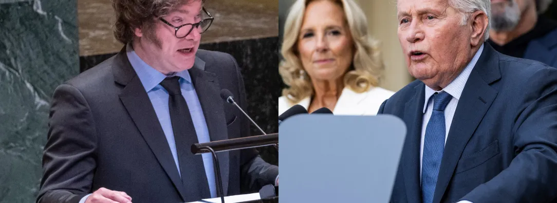 El discurso plagiado de Javier Milei