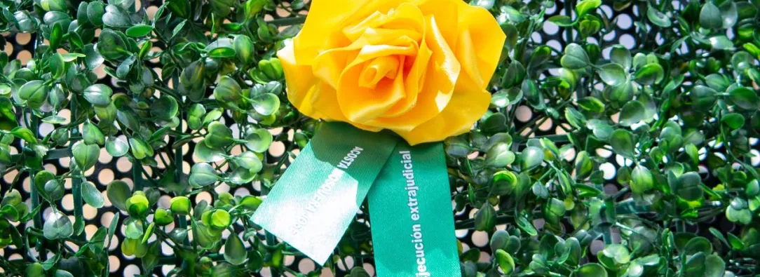 Homenaje a las víctimas del exterminio de la Unión Patriótica.