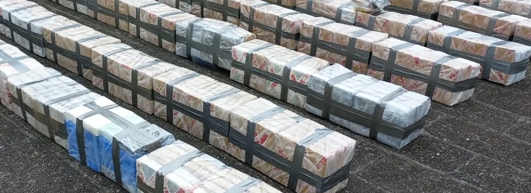 Armada de Colombia lidera incautación de 225 toneladas de cocaína