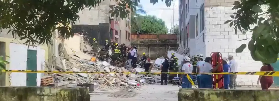 Edificio del conjunto Privilegios, de Barranquilla, colapsó.